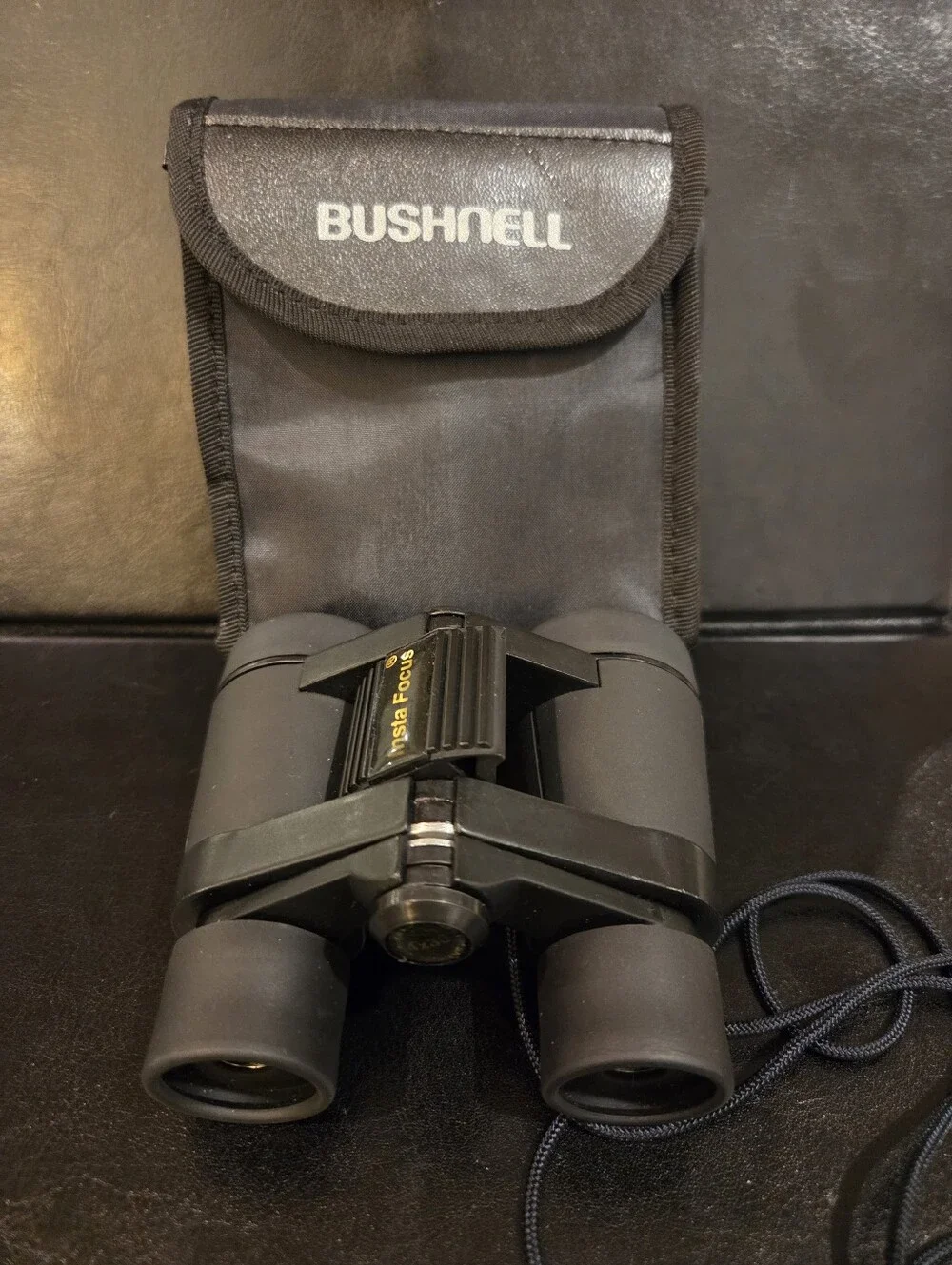 Bushnell Black Binoculars with Carry Case, NWOT
